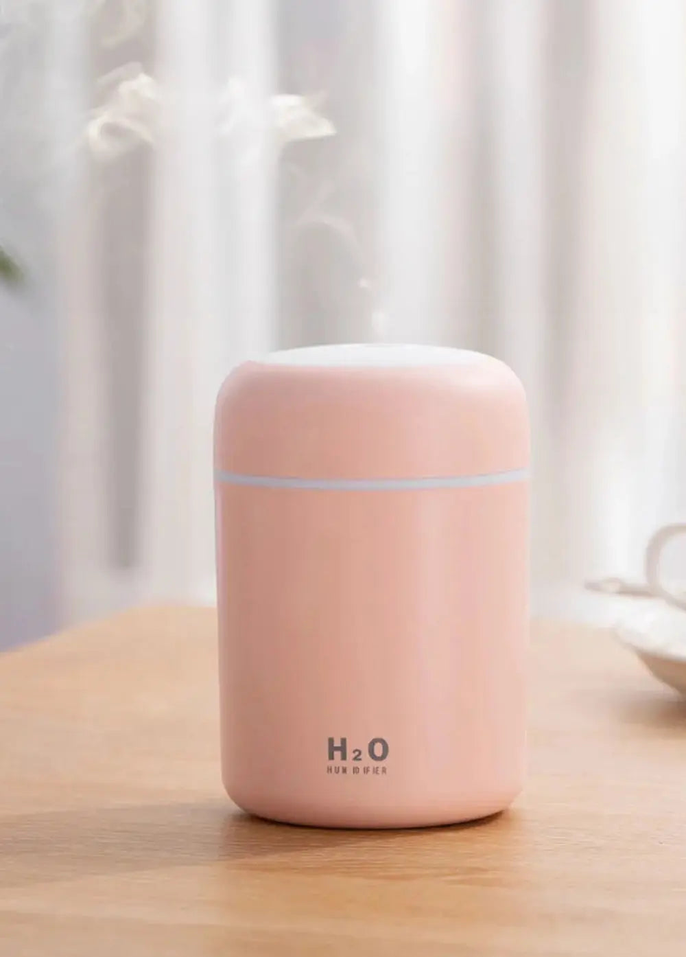 Humidificateur d'air rose pour Bébé avec éclairage RGB Babybibobu.fr