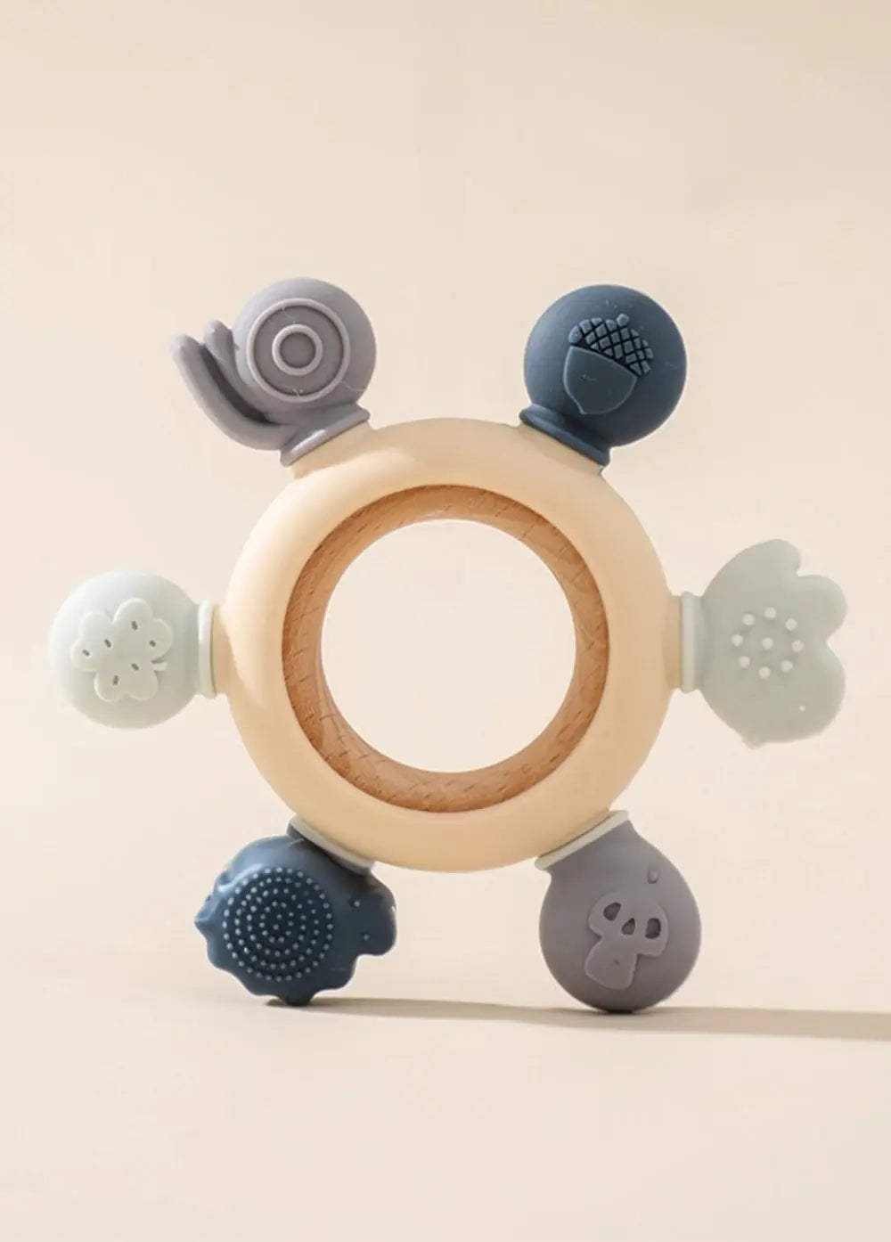 Jouets de Dentition pour Bébé en Bois et Silicone Sans BPA Babybibobu.fr